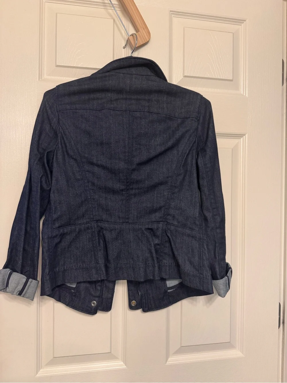 Ann Taylor Dark Blue DenimJacket - Picture 3 of 7